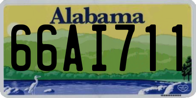 AL license plate 66AI711