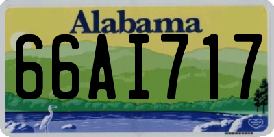 AL license plate 66AI717
