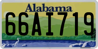 AL license plate 66AI719