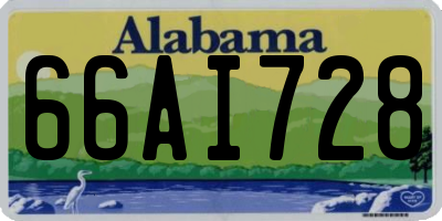 AL license plate 66AI728