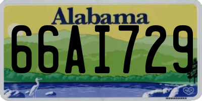 AL license plate 66AI729