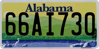 AL license plate 66AI730
