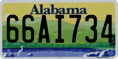 AL license plate 66AI734