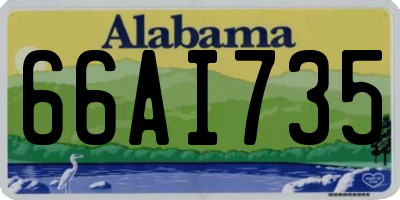 AL license plate 66AI735