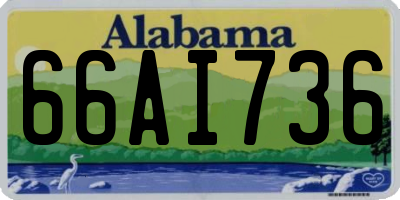 AL license plate 66AI736