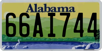 AL license plate 66AI744
