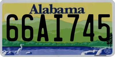 AL license plate 66AI745