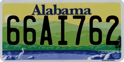 AL license plate 66AI762