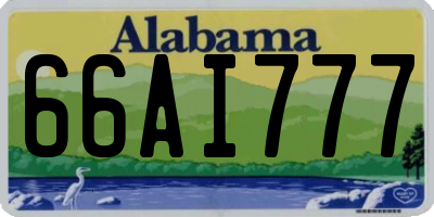 AL license plate 66AI777