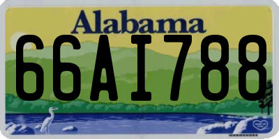 AL license plate 66AI788
