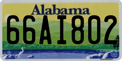 AL license plate 66AI802
