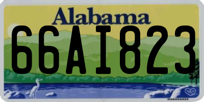 AL license plate 66AI823