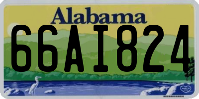 AL license plate 66AI824