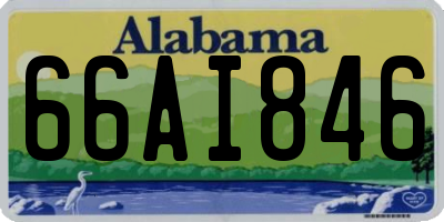 AL license plate 66AI846