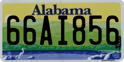 AL license plate 66AI856