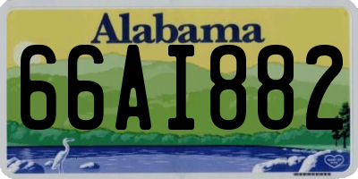 AL license plate 66AI882