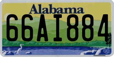 AL license plate 66AI884