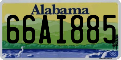 AL license plate 66AI885