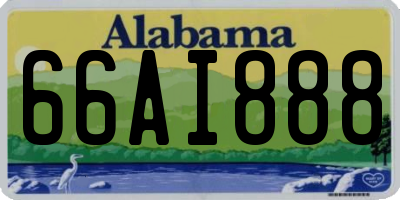AL license plate 66AI888