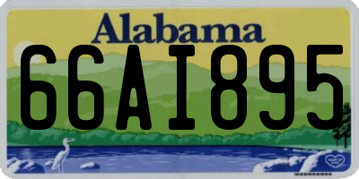 AL license plate 66AI895
