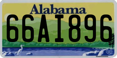 AL license plate 66AI896