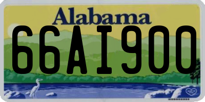 AL license plate 66AI900