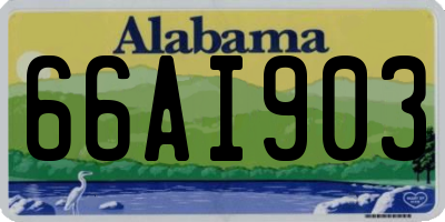 AL license plate 66AI903