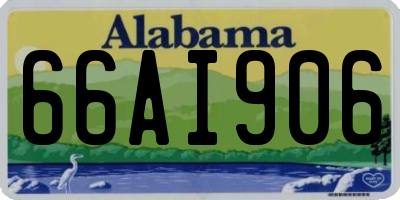 AL license plate 66AI906