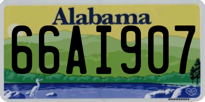 AL license plate 66AI907