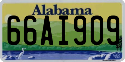 AL license plate 66AI909