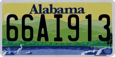 AL license plate 66AI913