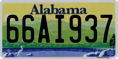 AL license plate 66AI937