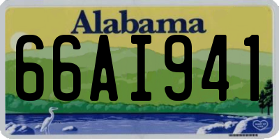 AL license plate 66AI941
