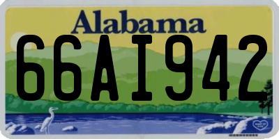 AL license plate 66AI942