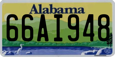 AL license plate 66AI948