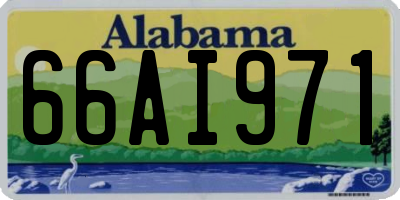 AL license plate 66AI971