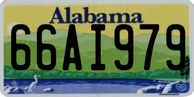 AL license plate 66AI979