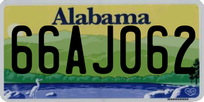 AL license plate 66AJ062