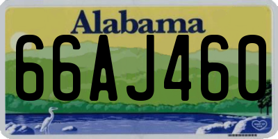 AL license plate 66AJ460
