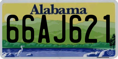 AL license plate 66AJ621