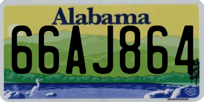 AL license plate 66AJ864