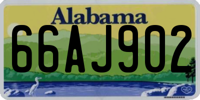 AL license plate 66AJ902