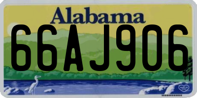 AL license plate 66AJ906