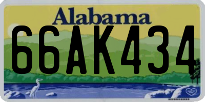 AL license plate 66AK434