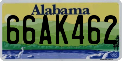 AL license plate 66AK462