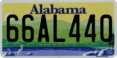 AL license plate 66AL440
