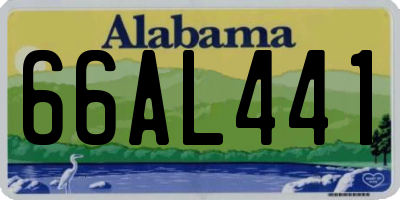 AL license plate 66AL441