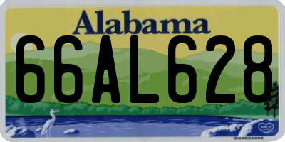 AL license plate 66AL628