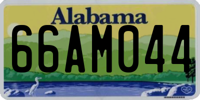 AL license plate 66AM044