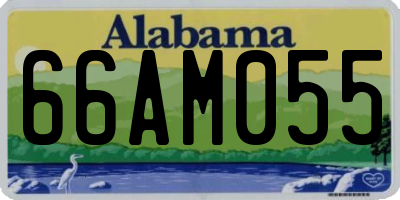 AL license plate 66AM055
